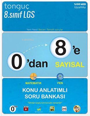 0`dan 8`e Sayısal Konu Anlatımlı Soru Bankası