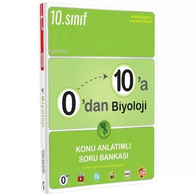 0'dan 10'a Biyoloji Konu Anlatımlı Soru Bankası