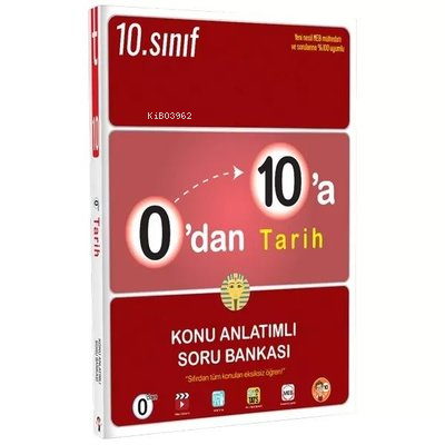 0'dan 10'a Tarih Konu Anlatımlı Soru Bankası