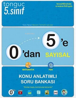 0'dan 5`e Sayısal Konu Anlatımlı Soru Bankası