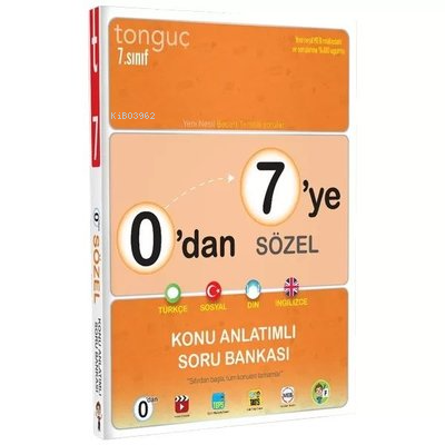 0'dan 7'ye Sözel Konu Anlatımlı Soru Bankası