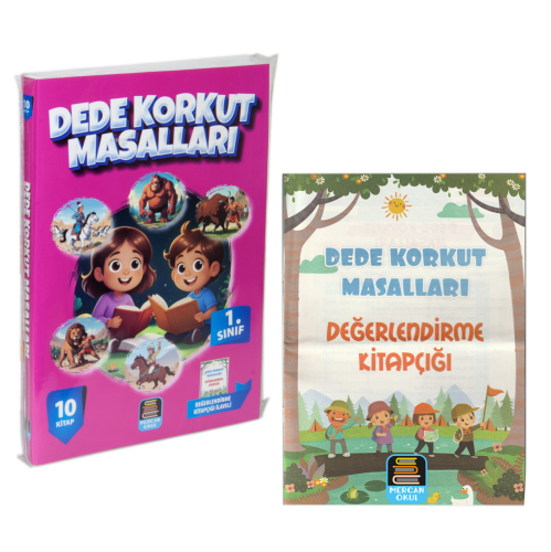 1. Sınıf Okuma Seti Dede Korkut Masalları 10 Kitap + Değerlendirme Kit