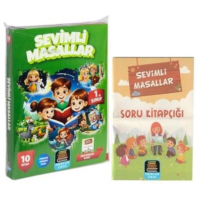 1. Sınıf Sevimli Masallar Okuma Seti - 10 Kitap Takım + Soru Kitapçığı