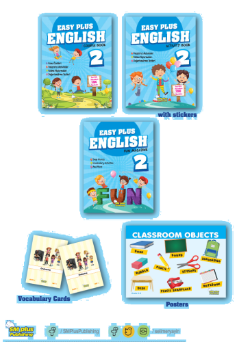 2. Sınıf Easy Plus English Set (Full Set Kartlı)