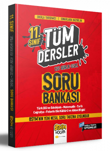 2022 11. Sınıf Eşit Ağırlık - Sözel Tüm Dersler Soru Bankası