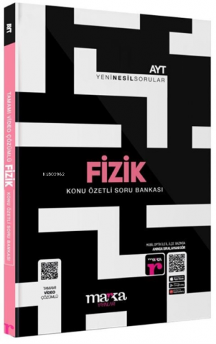 2023 AYT Fizik Konu Özetli Yeni Nesil Soru Bankası Tamamı Video Çözüml