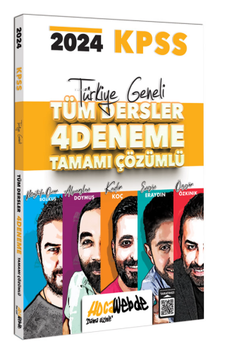 2024 KPSS Genel Yetenek Genel Kültür Tamamı Çözümlü 4 Fasikül Deneme S