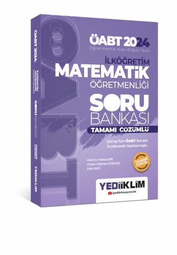 2024 ÖABT İlköğretim Matematik Öğretmenliği Tamamı Çözümlü Soru Bankas