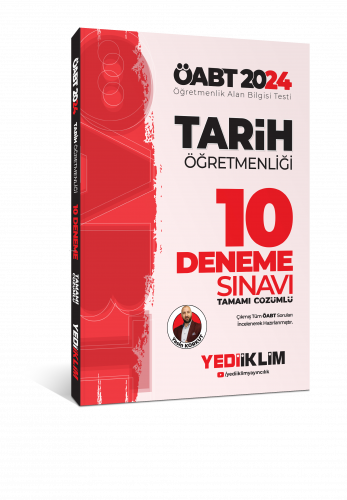 2024 ÖABT Tarih Öğretmenliği Tamamı Çözümlü 10 Deneme