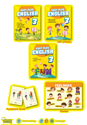 3. Sınıf Easy Plus English Set(Full Set Kartlı)