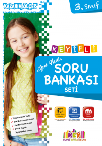 3. Sınıf Keyifli Yeni Nesil Soru Bankası Seti (5 Kitap)