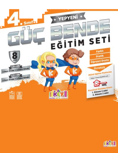 4. Sınıf Güç Bende Eğitim Seti (8 Kitap)