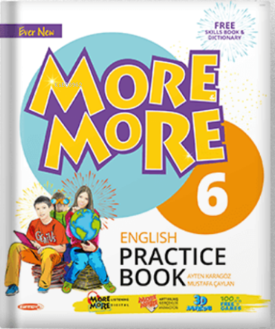 Kurmay ELT Yayınları More and More 6 English Practice Book (Skills Boo