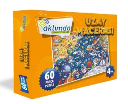 60 Parça Puzzle Uzay Macerası