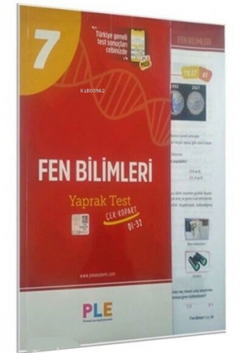 7.Sınıf - Fen Bilimleri - Yaprak Testi (1-32)