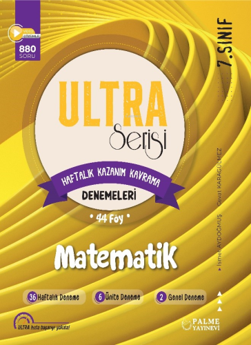 7.Sınıf Ultra Serisi Matematik Denemeleri 44 Föy