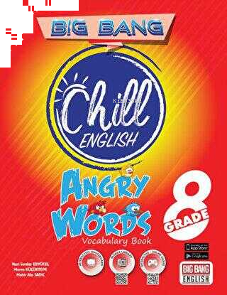 8. Grade Big Bang Chill English Angry Words Vocabulary Book