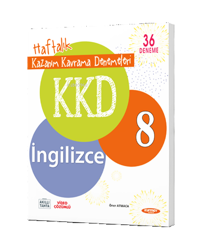 8 İngilizce Haftalık Kazanım Kavrama Denemeleri (36 Fasikül)