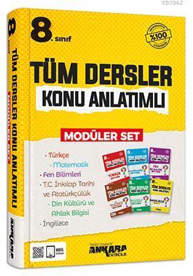 8.Sınıf Tüm Dersler Konu Anlatımlı Modüler Set