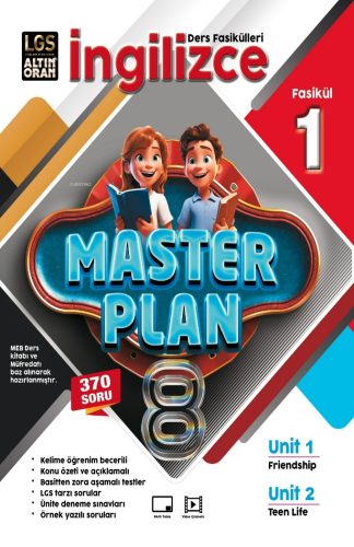 Altın Oran 8.Sınıf İngilizce Master Plan 1.Fasikül