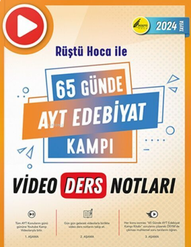 AYT Edebiyat 65 Günde Video Ders Notla