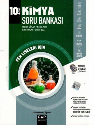 Çap Yayınları 10. Sınıf Fen Lisesi Kimya Soru Bankası Çap