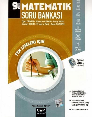 Çap Yayınları 9. Sınıf Fen Lisesi Matematik Soru Bankası Çap