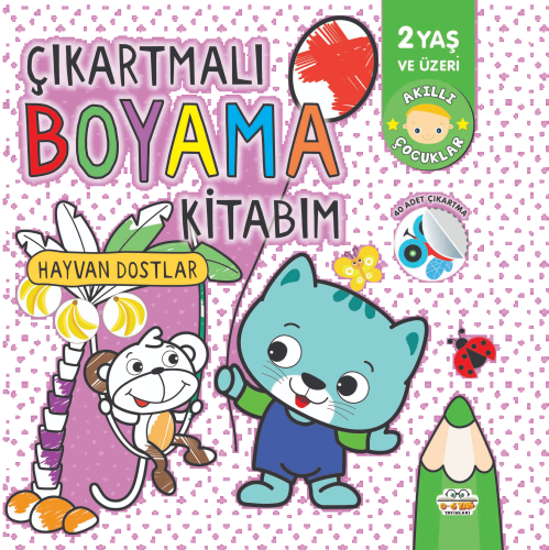 Çıkartmalı Boyama Kitabım- Hayvan Dostlar