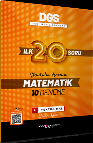 DGS Matematik İlk 20 Soru 10 Deneme Marka Yayınları