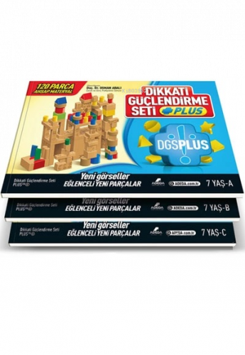 Dikkati Güçlendirme Seti Plus (3 Kitap Materyalsiz - 7 Yaş)