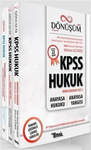 Dönüşüm KPSS Hukuk Seti (3 Kitap Takım)