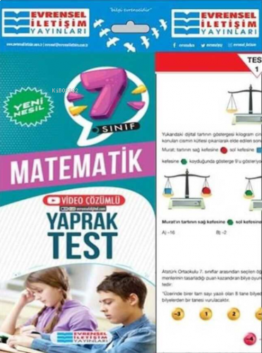 Evrensel 7.Sınıf Matematik Yeni Nesil Yap. Test