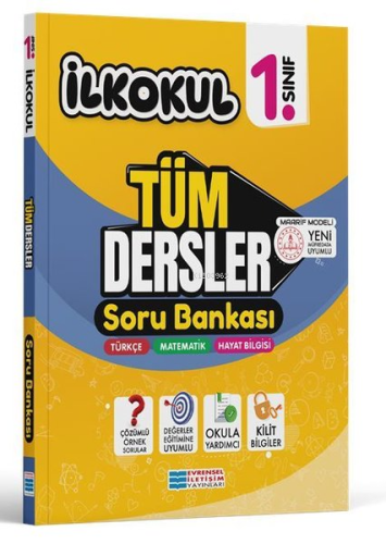 Evrensel İletişim Yayınları İlkokul 1. Sınıf Tüm Dersler Soru Bankası