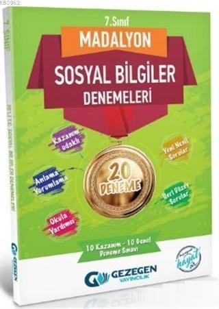 Gezegen Yayınları 7. Sınıf Sosyal Bilgiler Madalyon 20li Deneme Gezege