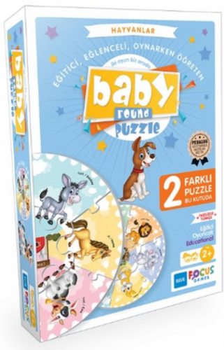 Hayvanlar- Baby Round - Puzzle