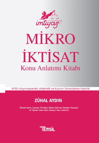 İmtiyaz Mikro İktisat;Konu Anlatımı Kitabı