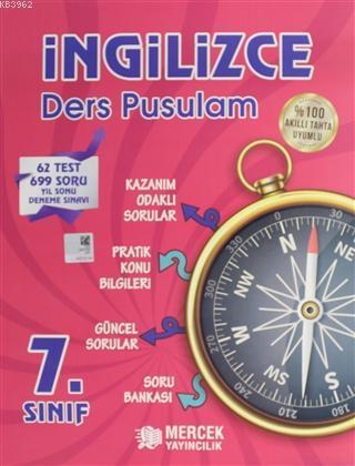 İngilizce Ders Pusulam 7. Sınıf 62 Test 699 Soru Yıl Sonu Deneme Sınav