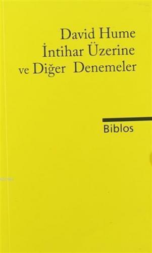 İntihar Üzerine ve Diğer Denemeler