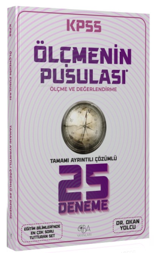 KPSS Eğitim Bilimleri Ölçme ve Değerlendirme 25 Deneme Çözümlü