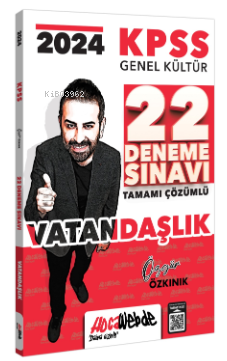 KPSS GK Vatandaşlık Tamamı Çözümlü 22 Deneme Sınavı 2024