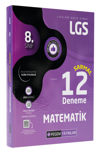 LGS 8.Sınıf Matematik Sarmal 12 Deneme