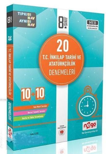 Nego Yayınları 8. Sınıf LGS T.C. İnkılap Tarihi ve Atatürkçülük 20 Den