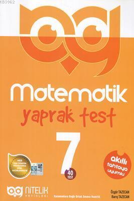 Nitelik - 7.Sınıf Matematik Yaprak Test