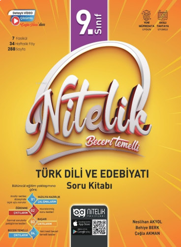 Nitelik 9. Sınıf Beceri Temelli Türk Dili Ve Edebiyati Soru Kitabı