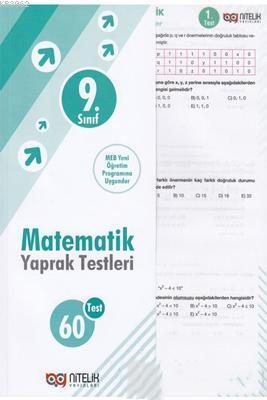 Nitelik - 9. Sınıf Matematik Yaprak Test Yeni 2019