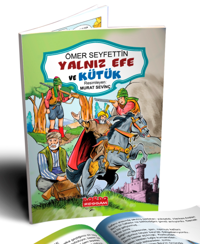 Ömer Seyfettin Hikayeleri Yalnız Efe ve Kütük (Renkli Resimli 1. ve 2.