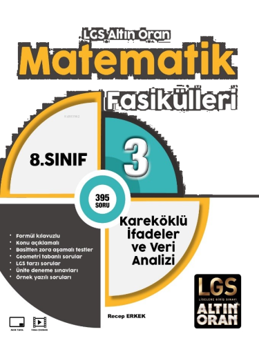 Palme 8.Sınıf Lgs Altın Oran Matematik Fasikülleri 3 Kareköklü İfadele