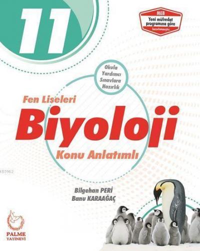 Palme Yayınları 11. Sınıf Fen Liseleri Biyoloji Konu Anlatımlı Palme