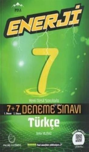 Palme Yayınları 7. Sınıf Türkçe Enerji 7 + 7 Deneme Palme