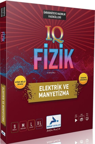 Paraf Yayınları IQ Fizik Elektrik ve Manyetizma Soru Kütüphanesi